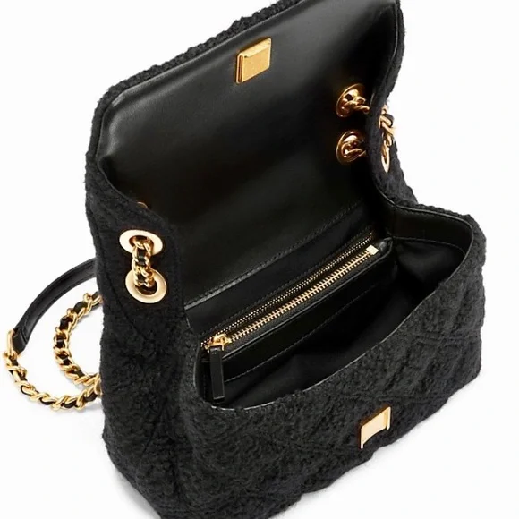 Tory Burch Fleming Small Soft Boucle Convertible Crossbody - Picture 2 of 8